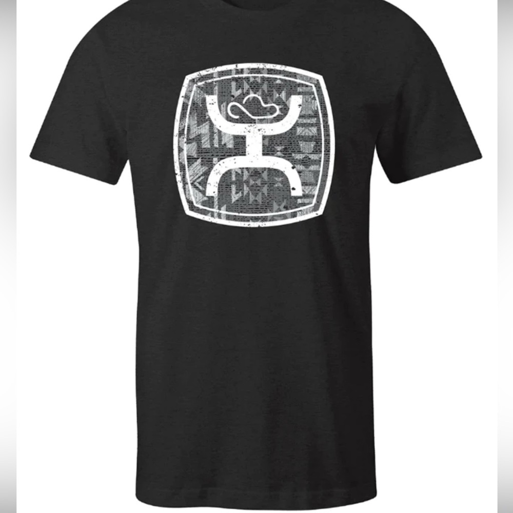 Modern Black Back Graphic Tee Sz M